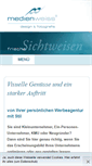 Mobile Screenshot of medienweiss.at